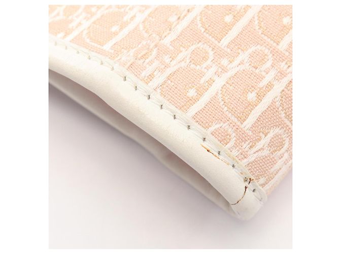 Borsa Tote Christian Dior Dior Trotter Rosa Bianco - vista 5