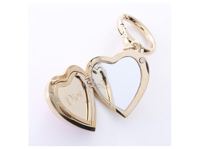 Accessorio Specchio con Charm a Cuore Christian Dior Rosa D'oro - vista 4