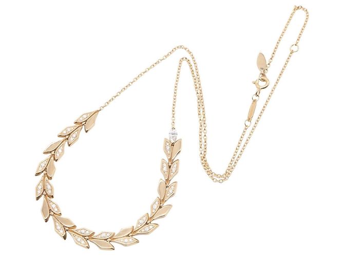 Autre Marque Collar Tiffany & Co. Victoria Vine de Diamantes Dorado - vista 2