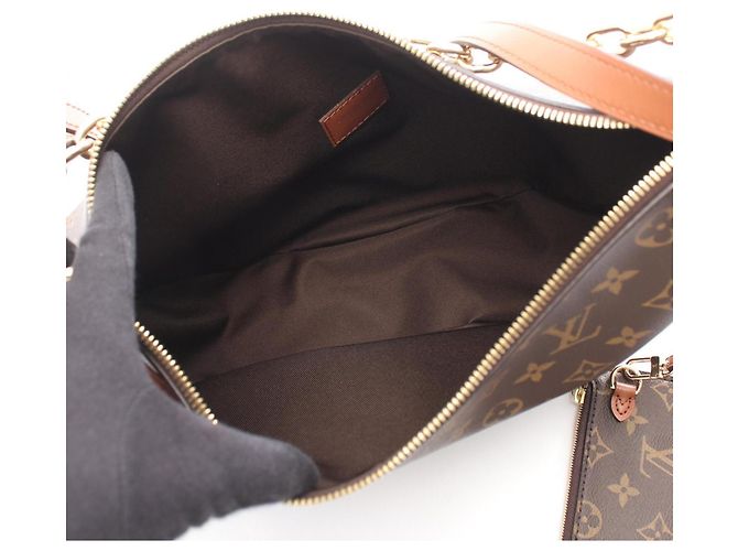 Louis Vuitton Loop Hobo 2-Way Shoulder Bag Brown - view 3