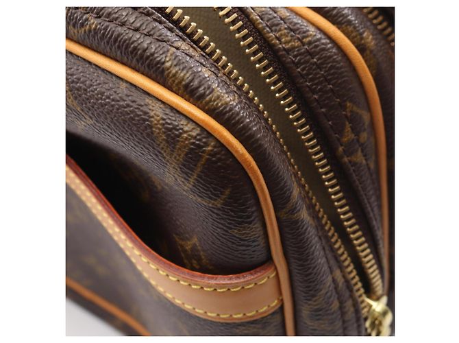 Bolso de hombro Louis Vuitton Reporter PM Monogram Castaño - vista 8