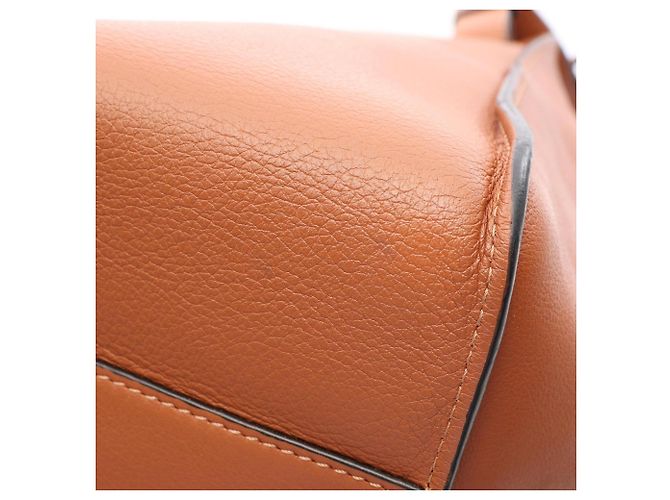 Bolso de mano de piel 2-Way Loewe Hammock Small Marrón Castaño - vista 11