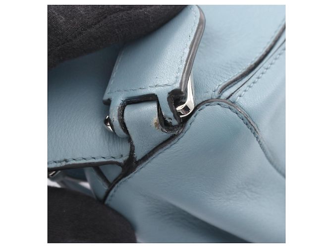 Borsa Loewe Puzzle Small Blu - vista 11