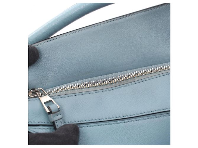 Borsa Loewe Puzzle Small Blu - vista 18