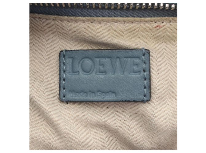 Borsa Loewe Puzzle Small Blu - vista 4