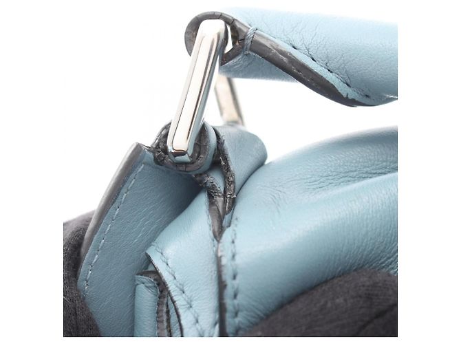 Borsa Loewe Puzzle Small Blu - vista 6