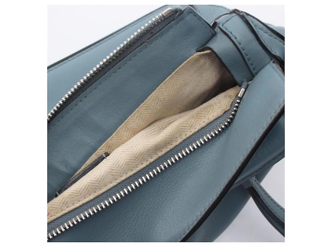 Borsa Loewe Puzzle Small Blu - vista 7