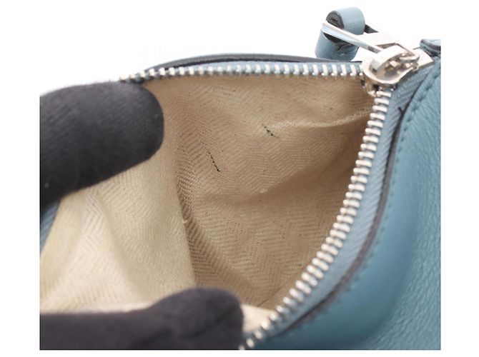 Borsa Loewe Puzzle Small Blu - vista 8