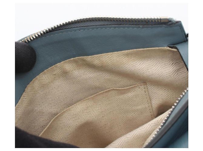 Borsa Loewe Puzzle Small Blu - vista 9