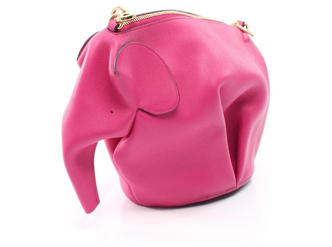 Loewe Elephant Mini Schultertasche Pink - Ansicht 2