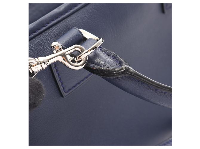 Borsa a mano 2-Way Loewe Amazona 23 Blu navy - vista 8