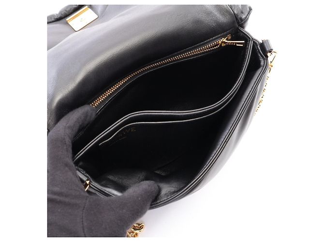 Bolsa Puffer Goya Loewe Preto - vista 3