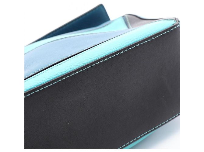Bolso Loewe Puzzle Bag Mini 2-Way Azul Multicolor - vista 5