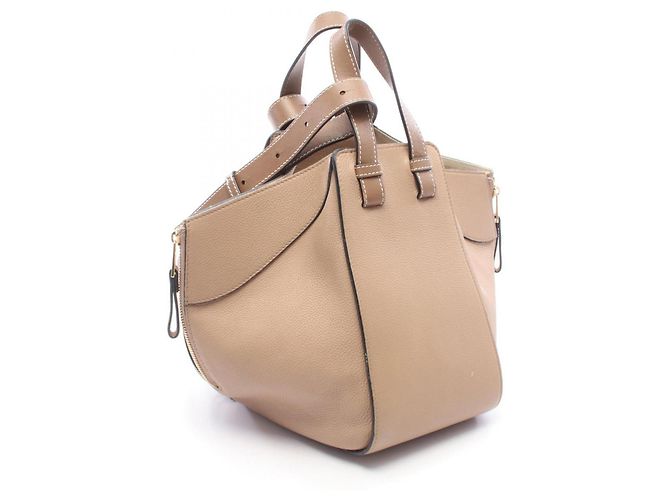Loewe Hammock Bag Small 2-Way Handtasche Braun Beige - Ansicht 2