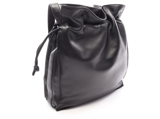 Borsa a mano/Borsa a tracolla Loewe Flamenco in pelle nera Nero - vista 2