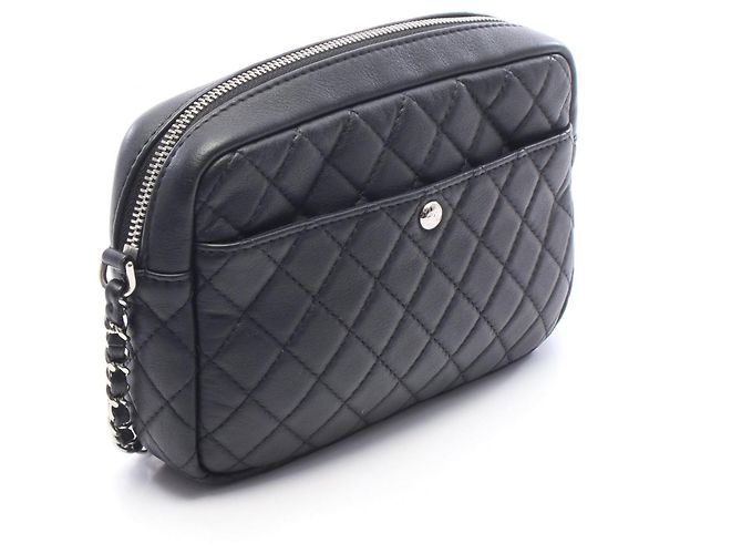 Chanel Matelassé Small Schultertasche Schwarz - Ansicht 2