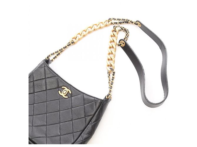 Borsa Hobo Small Matelassé Chanel Nero - vista 13