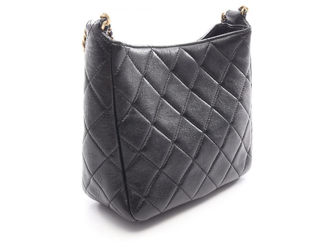 Borsa Hobo Small Matelassé Chanel Nero - vista 2