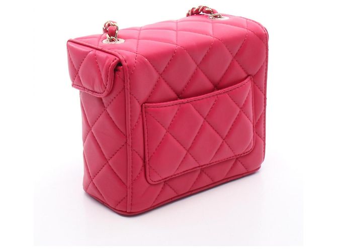 Chanel Matelassé Small Box Schultertasche Pink - Ansicht 2