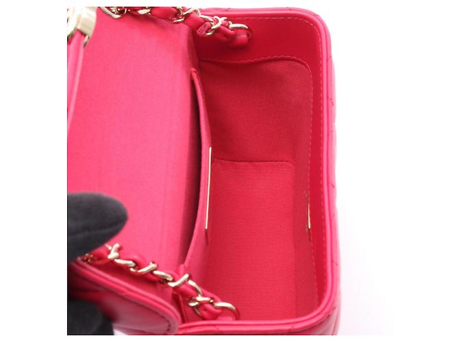 Chanel Matelassé Small Box Schultertasche Pink - Ansicht 3
