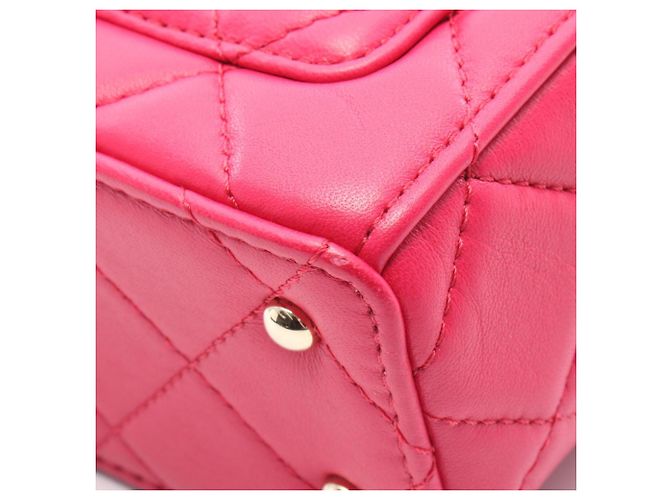 Chanel Matelassé Small Box Schultertasche Pink - Ansicht 7