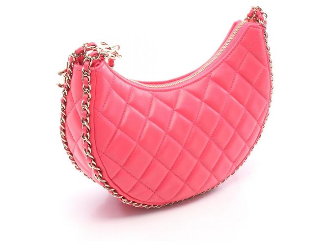 Borsa a tracolla Hobo Small Matelassé Chanel Rosa - vista 2