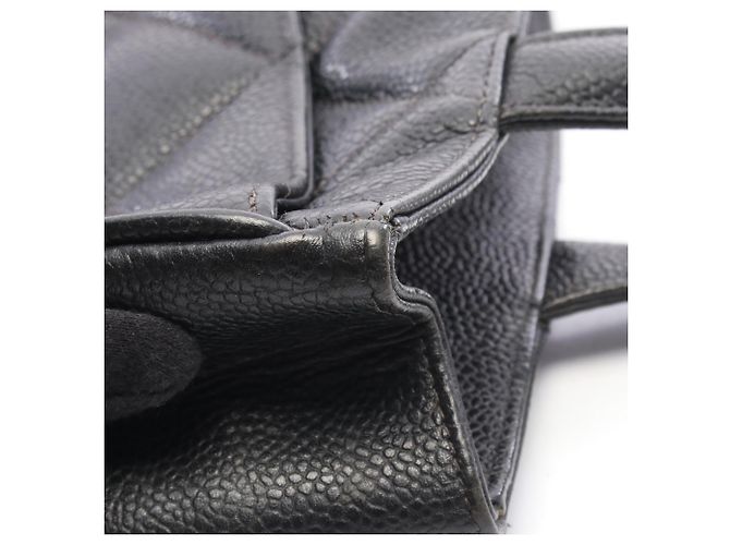 Chanel Matelassé Schwarze Tote Bag - Ansicht 9
