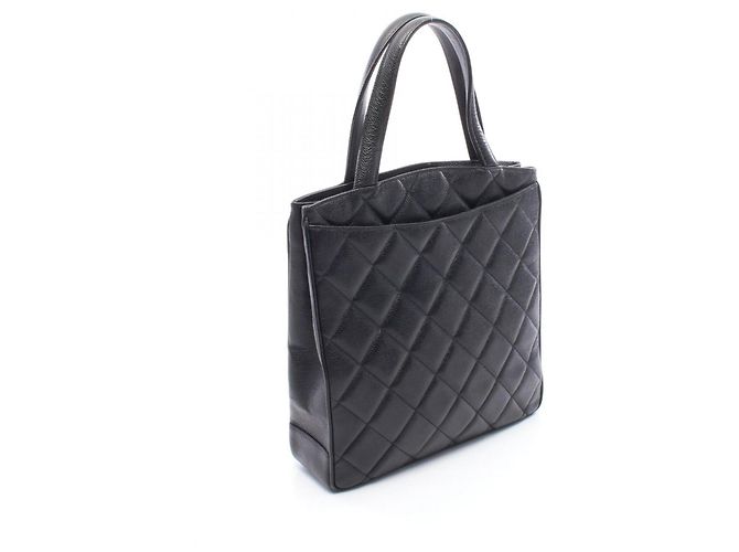 Chanel Matelassé Tote Bag Schwarz - Ansicht 2