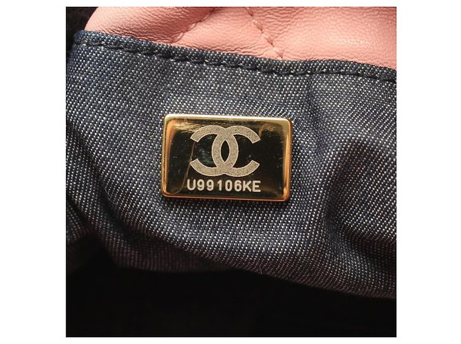 Borsa a mano 2-Way Chanel Matelassé con coulisse in Rosa - vista 5