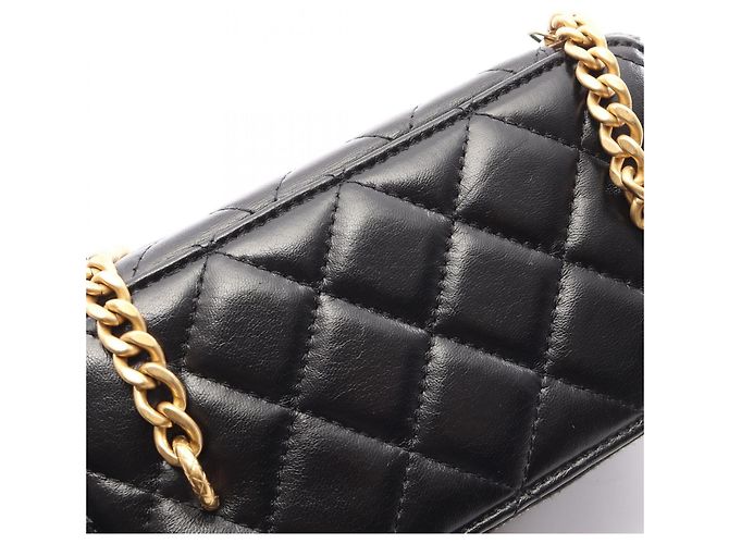 Chanel Matelassé Vanity Schultertasche Schwarz - Ansicht 8