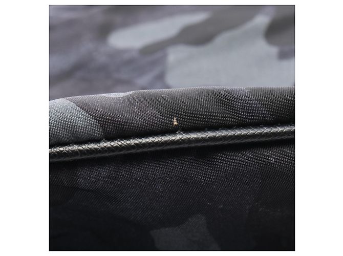 Bolsa de Ombro Prada TESSUTO ST.CAMO Camouflage Marrom Preto Azul marinho - vista 5