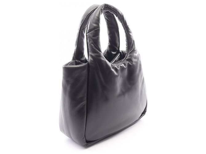 Bolsa de mão pequena acolchoada Prada Preto - vista 2