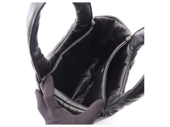 Bolsa de mão pequena acolchoada Prada Preto - vista 3