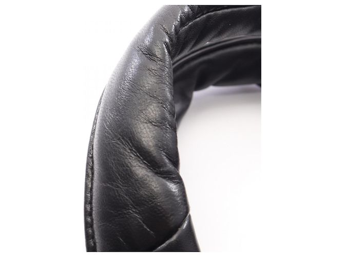 Bolsa de mão pequena acolchoada Prada Preto - vista 8