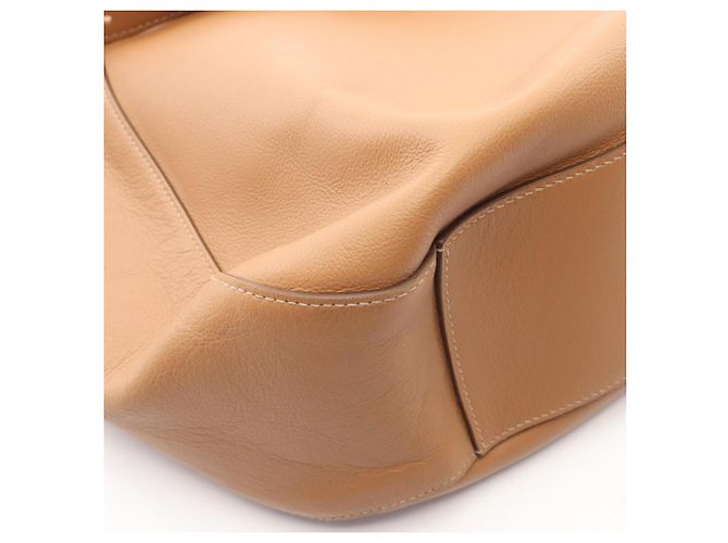 Bolso Tote Prada de piel marrón Castaño - vista 5