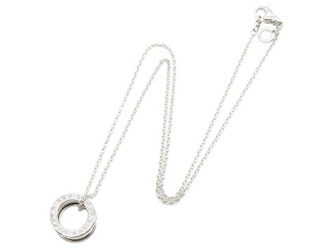 Bulgari Collar Bvlgari B-zero1 en oro blanco de 18K Plata - vista 2