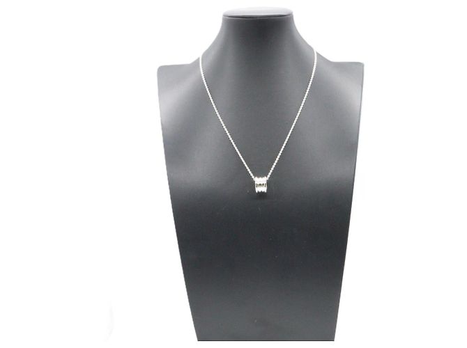 Bulgari Collar Bvlgari B-zero1 en oro blanco de 18K Plata - vista 5