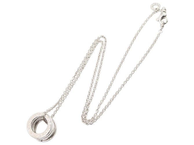 Bulgari Collar Bvlgari B-zero1 en oro blanco de 18K Plata - vista 2