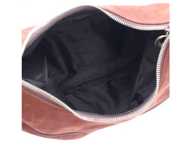 Bulgari Borsa a tracolla Bvlgari Ascot in pelle Marrone - vista 3