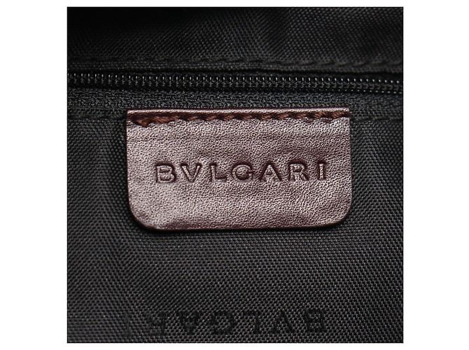Bulgari Borsa a tracolla Bvlgari Ascot in pelle Marrone - vista 4