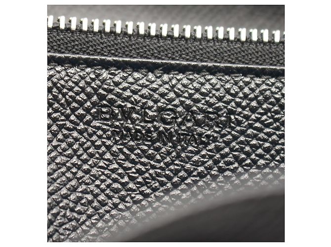 Bulgari Cartera larga bi-fold Bvlgari de piel negra Negro - vista 5