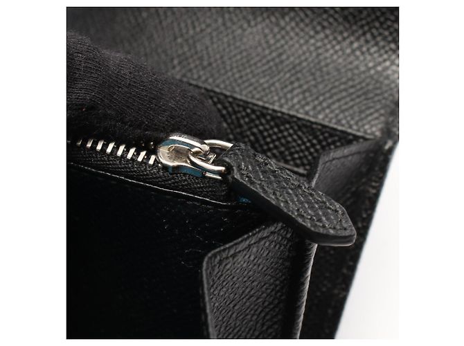 Bulgari Cartera larga bi-fold Bvlgari de piel negra Negro - vista 9