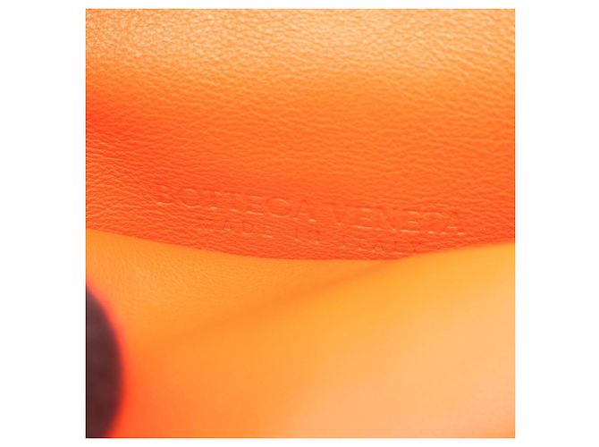 Sac Second Triangle Bottega Veneta Orange - vue 4