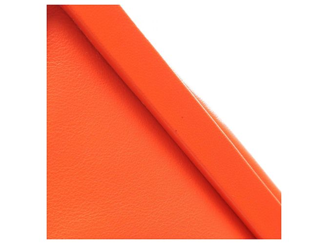 Sac Second Triangle Bottega Veneta Orange - vue 5