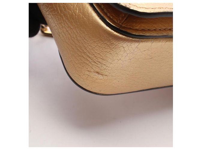 Bolsa Miu Miu em dourado e marfim Cru - vista 10