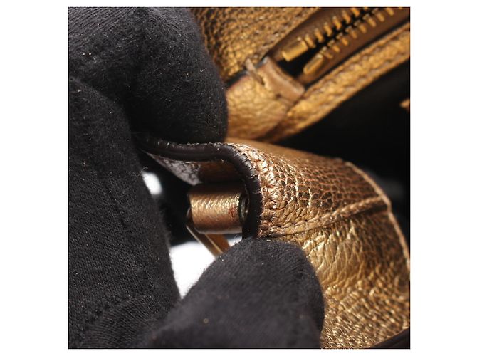 Bolsa Miu Miu em dourado e marfim Cru - vista 9