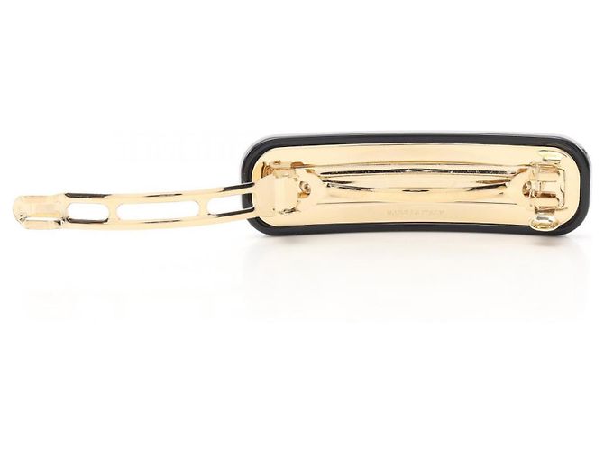 Accesorio Barrette Miu Miu Negro Blanco Dorado - vista 2