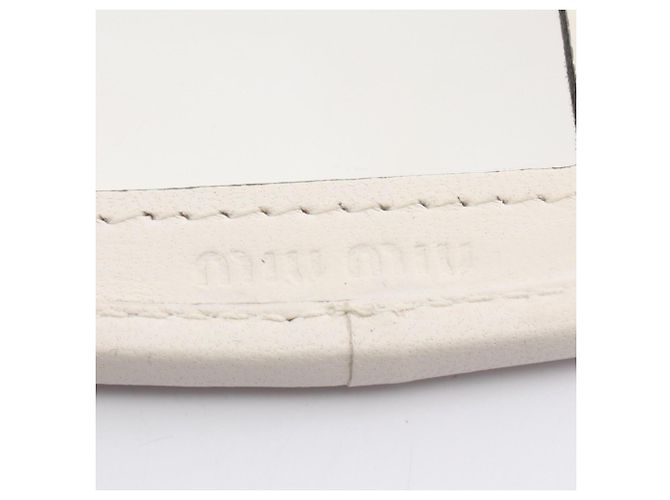 Accessorio Portachiavi Miu Miu Wonder Bianco - vista 3