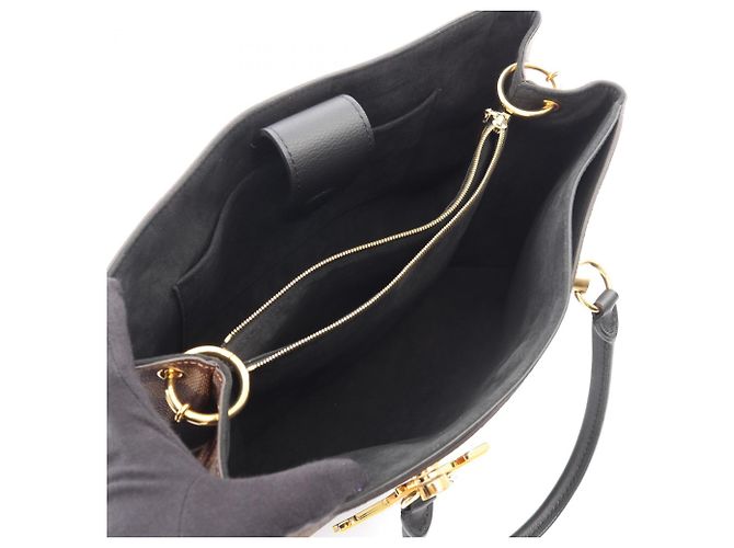 Louis Vuitton LV Riverside 2-Way Handtasche Braun Schwarz - Ansicht 3