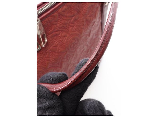 Louis Vuitton Ixia PM Handtasche Bordeaux - Ansicht 10
